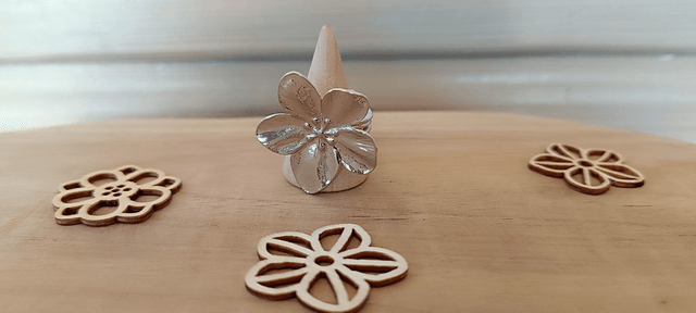 Fleur des îles argent