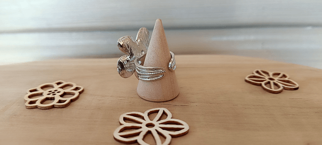 Fleur des îles argent