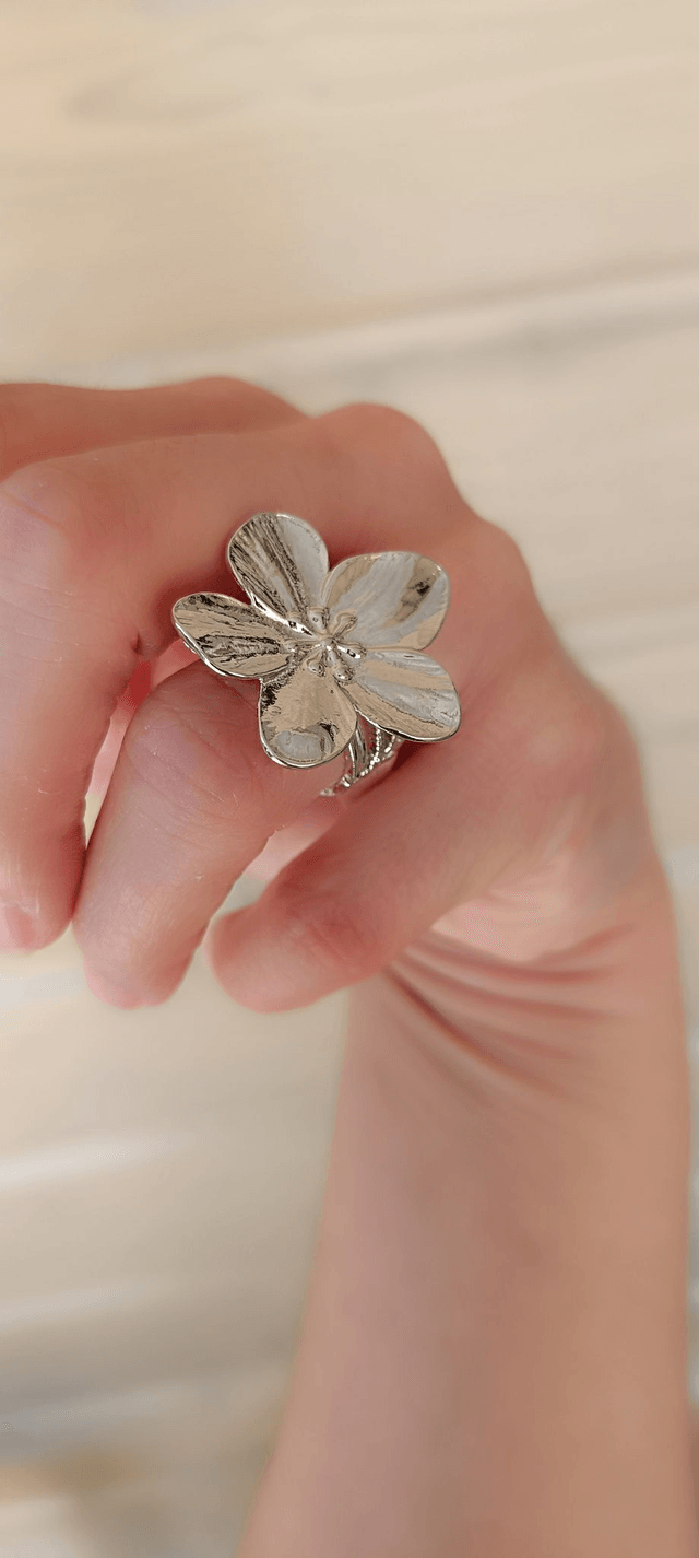 Fleur des îles argent