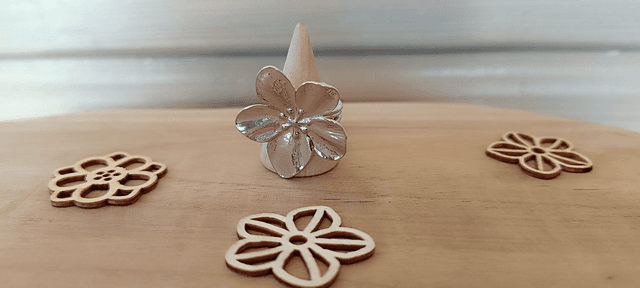 Fleur des îles argent
