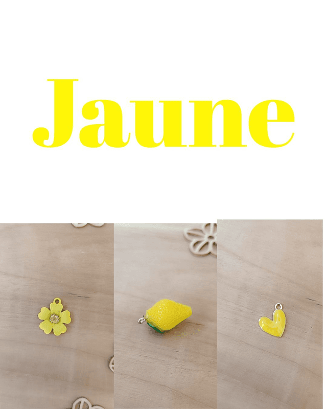 Breloques Jaune