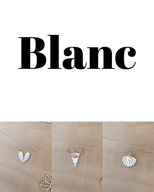 Breloques Blanches
